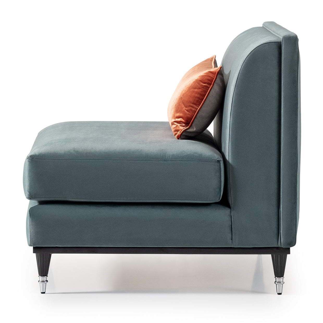 La Francaise Mansion Sofa Azure Black
