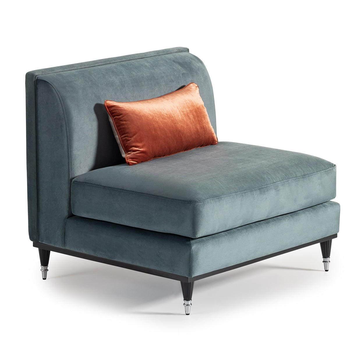 La Francaise Mansion Sofa Azure Black