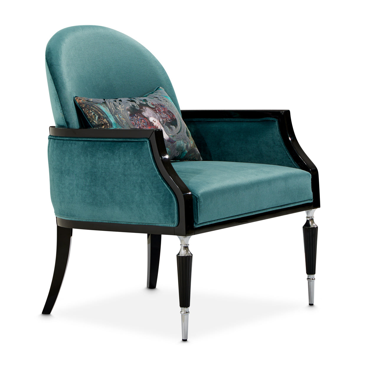 La Francaise Mansion Sofa Azure Black