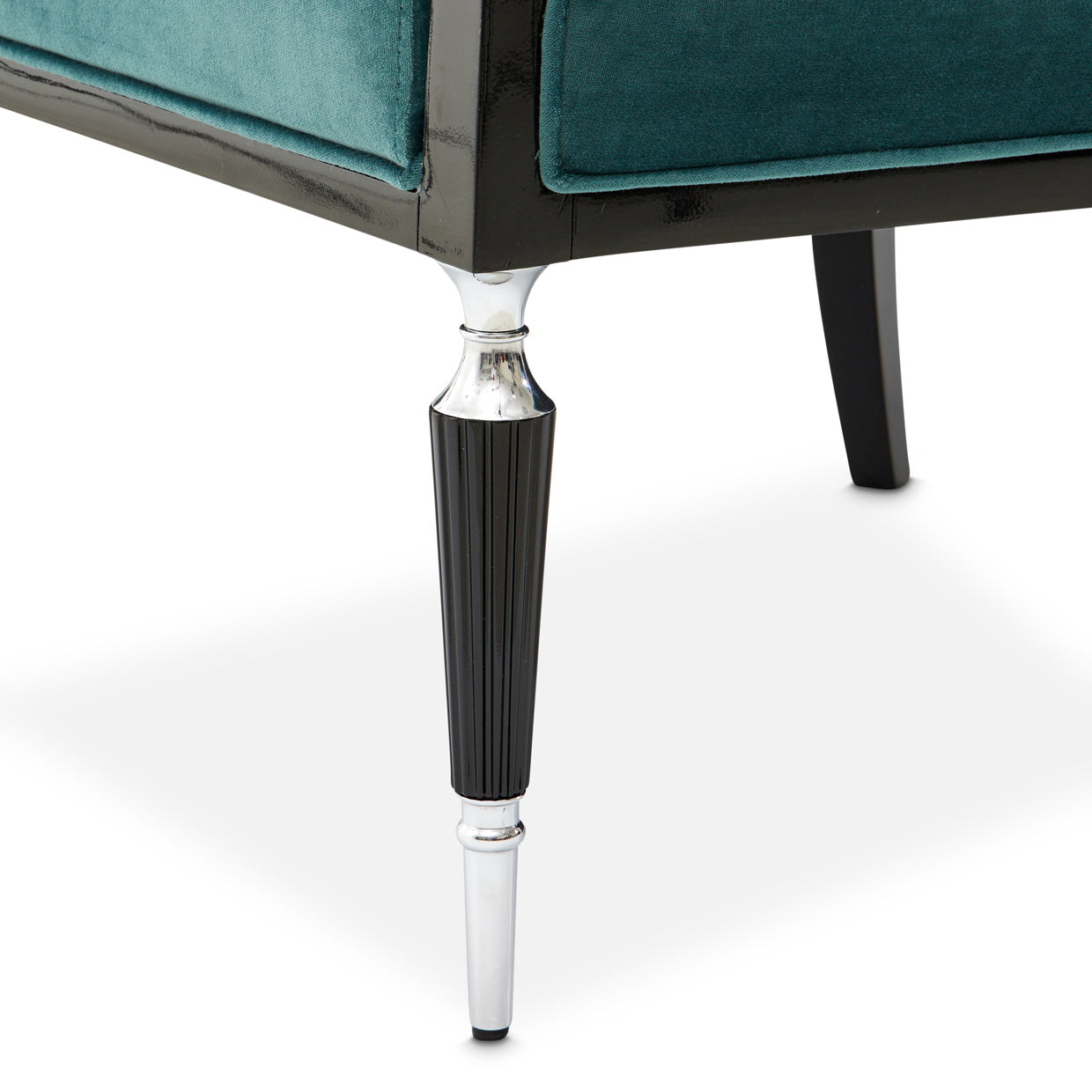 La Francaise Accent Chair Azure Black