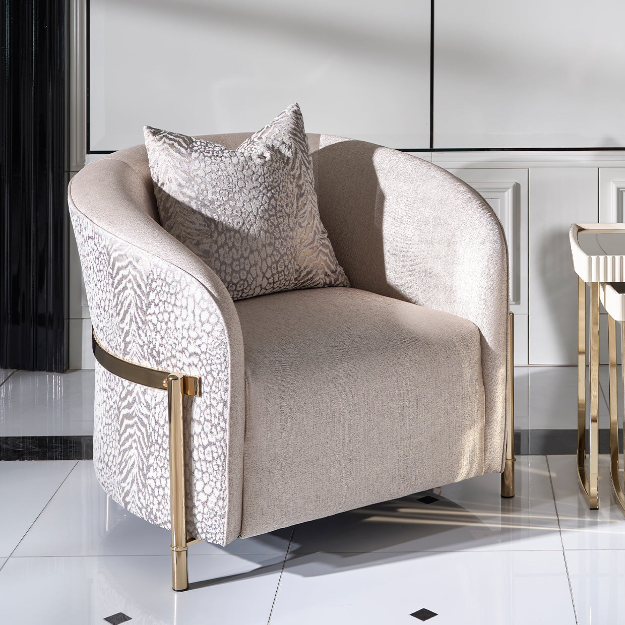 Lisbon Sofa Opal Gold