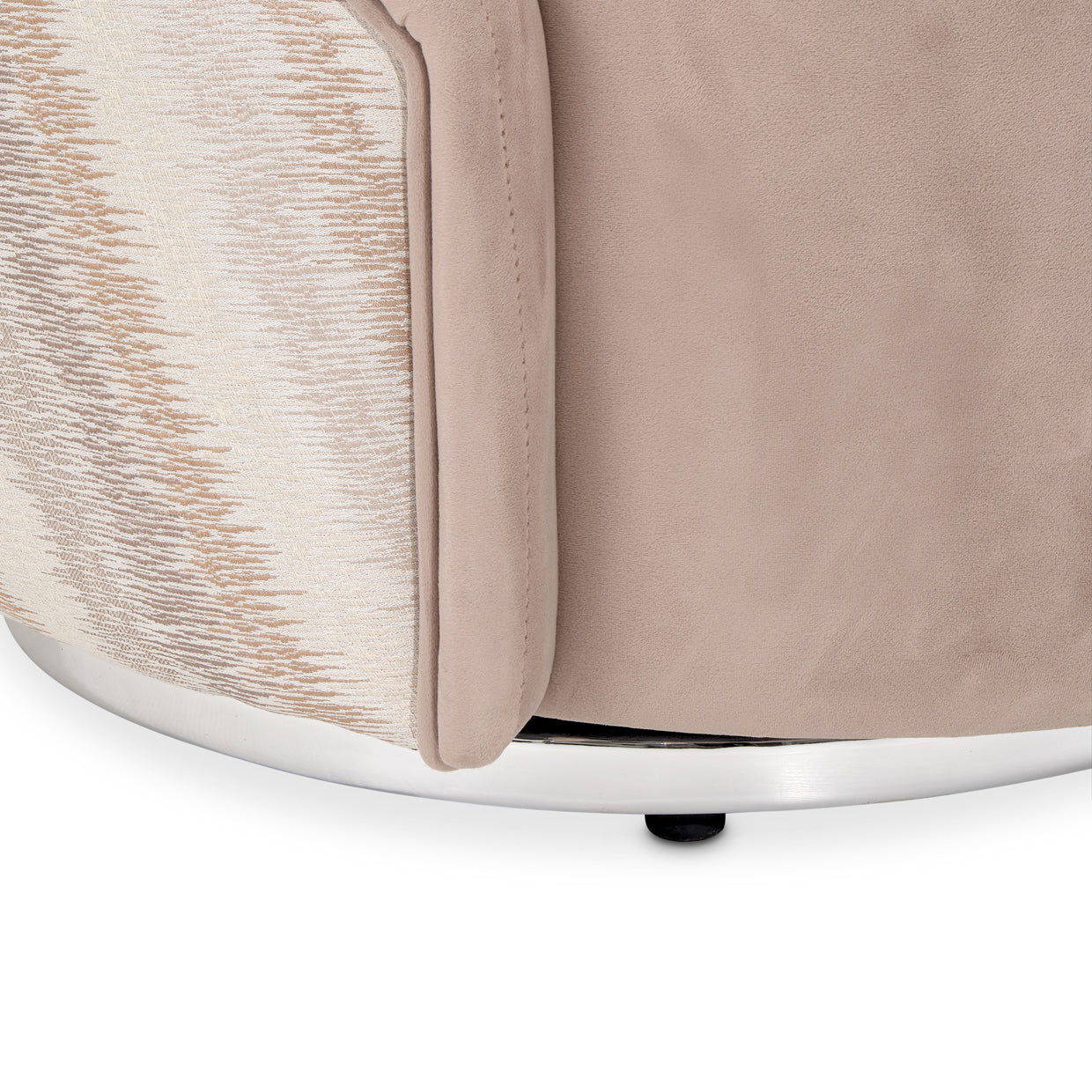 Lucca Swivel Chair Silver