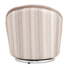 Lucca Swivel Chair Silver