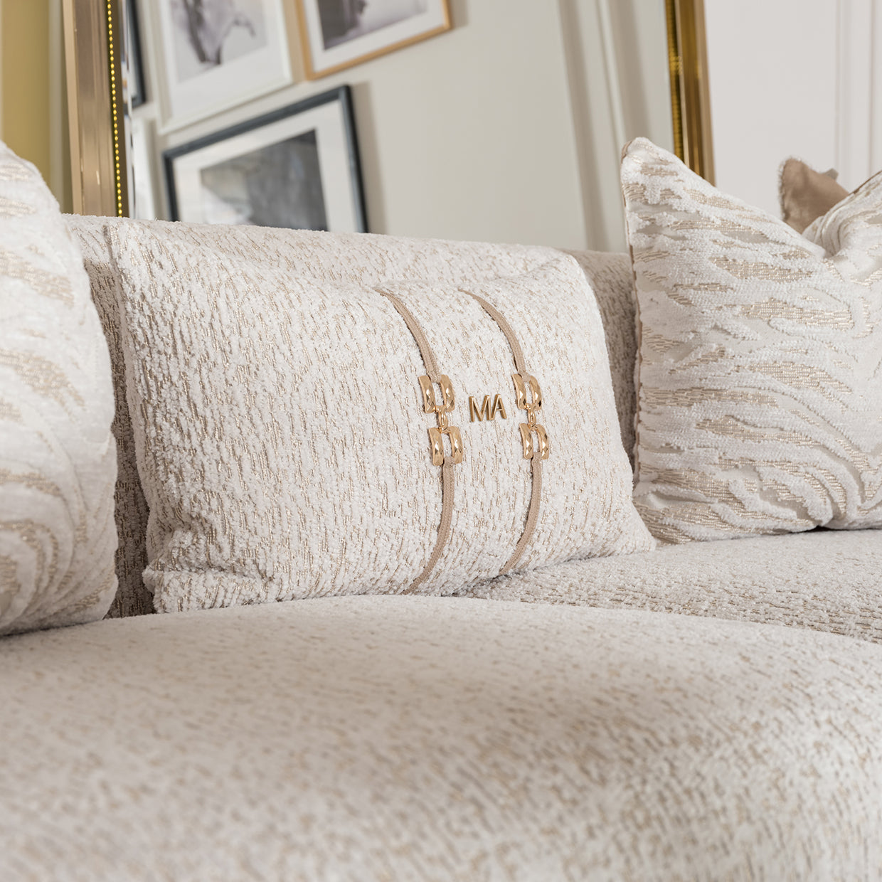 Savannah Breeze Std Sofa Cashmere Bright Gold