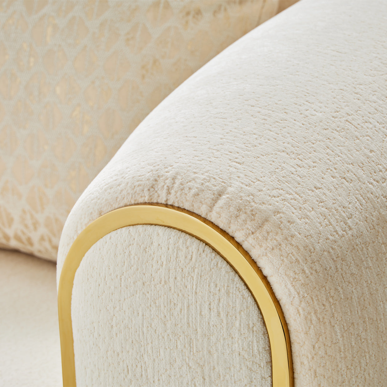 Sassani Chair Crepe Gold