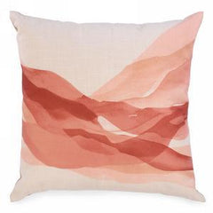 Cushion with orange shades motif