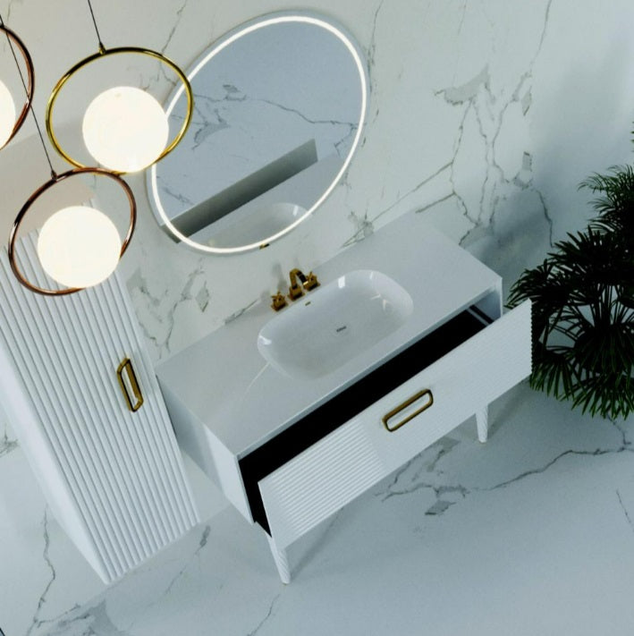 SUBLIME HUE Bathroom Vanity by Armadi Art