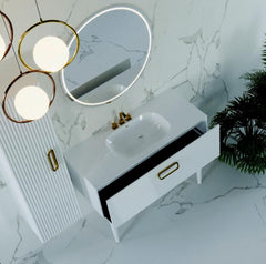 SUBLIME HUE Bathroom Vanity by Armadi Art