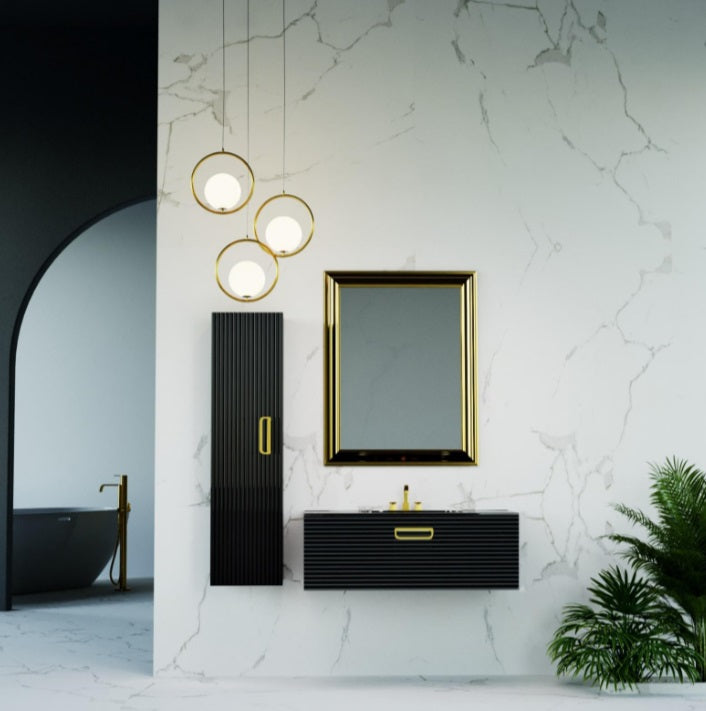 SUBLIME HUE Bathroom Vanity by Armadi Art