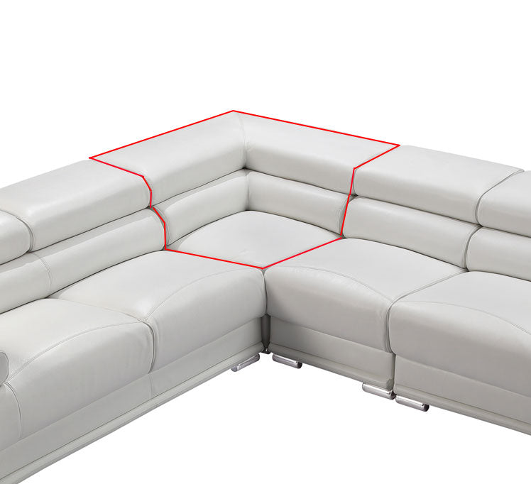 2119 Corner piece - White