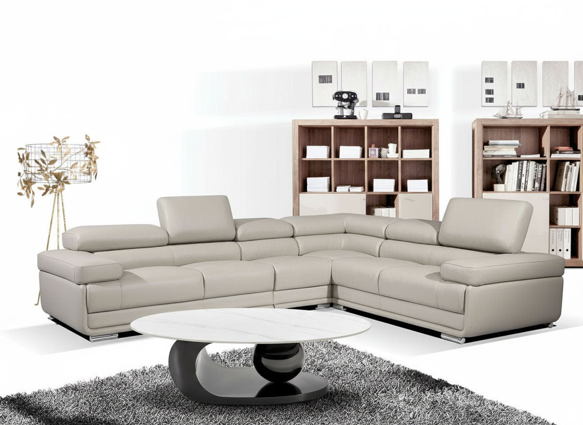 2119 Sectional - Light Grey