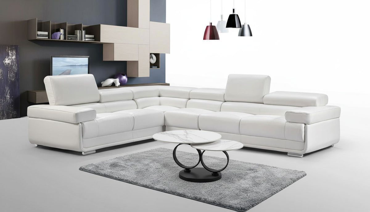 2119 Sectional - White