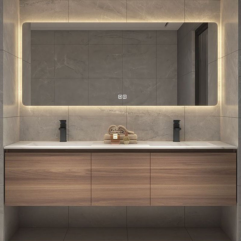 Louis Wall Mount Bathroom Vanity & LED Mirror Set