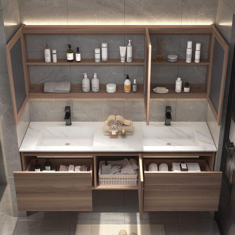 Louis Wall Mount Bathroom Vanity & LED Mirror Set