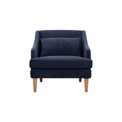 MISSY NAVY CHENILLE Club Chair