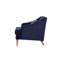 MISSY NAVY CHENILLE Club Chair