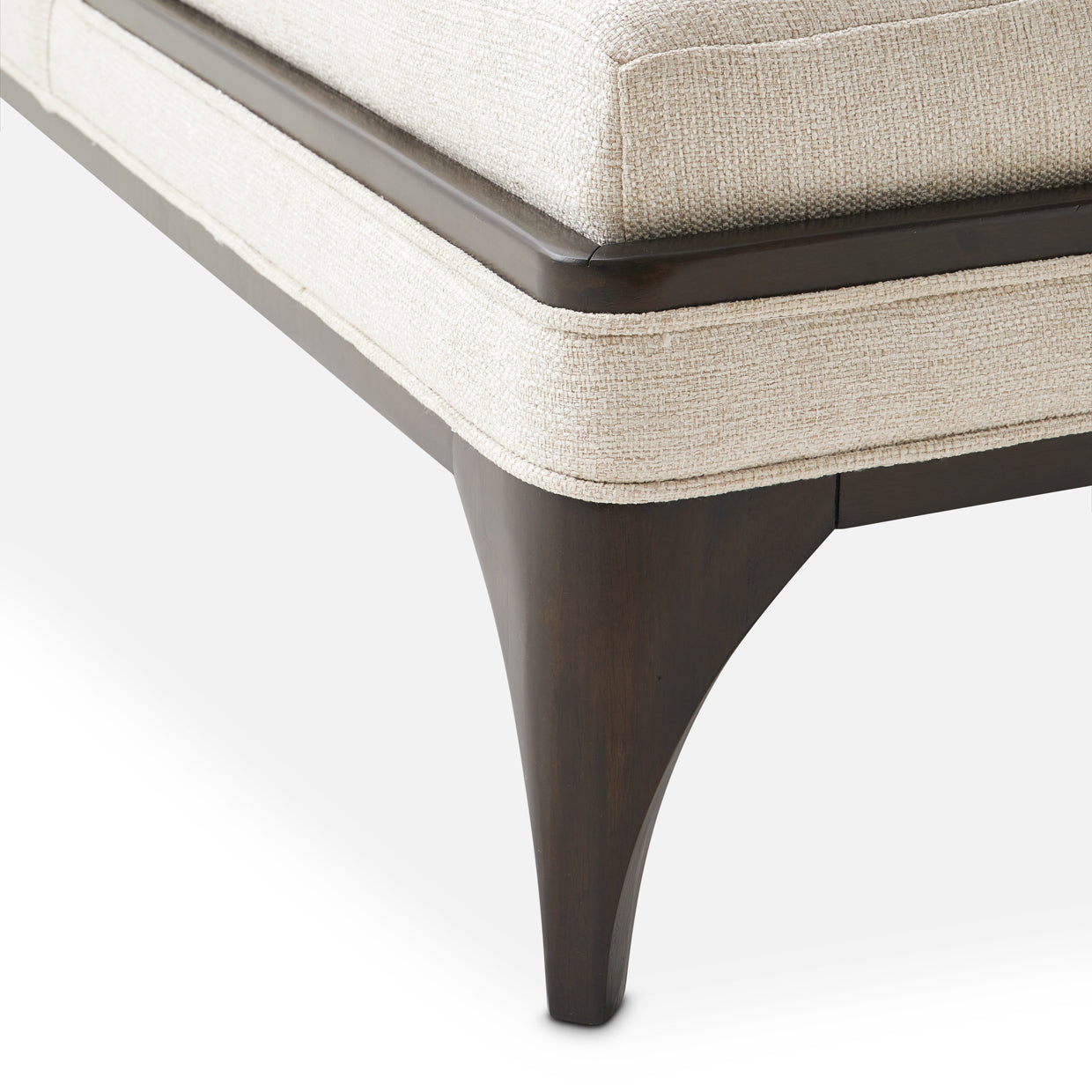 Paris Chic ParisChic Armless Chaise Cremini Espresso