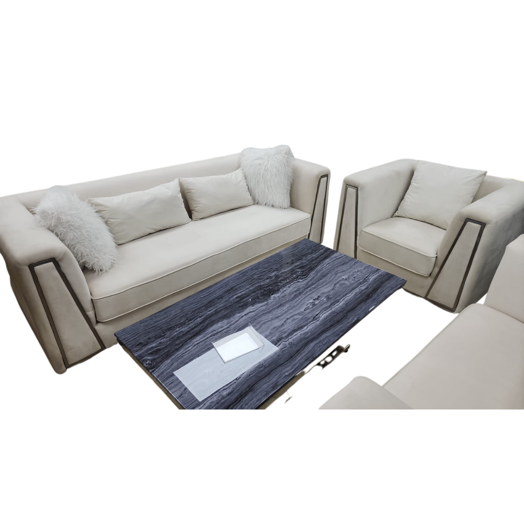 Modish Modern Beige Sofa Set