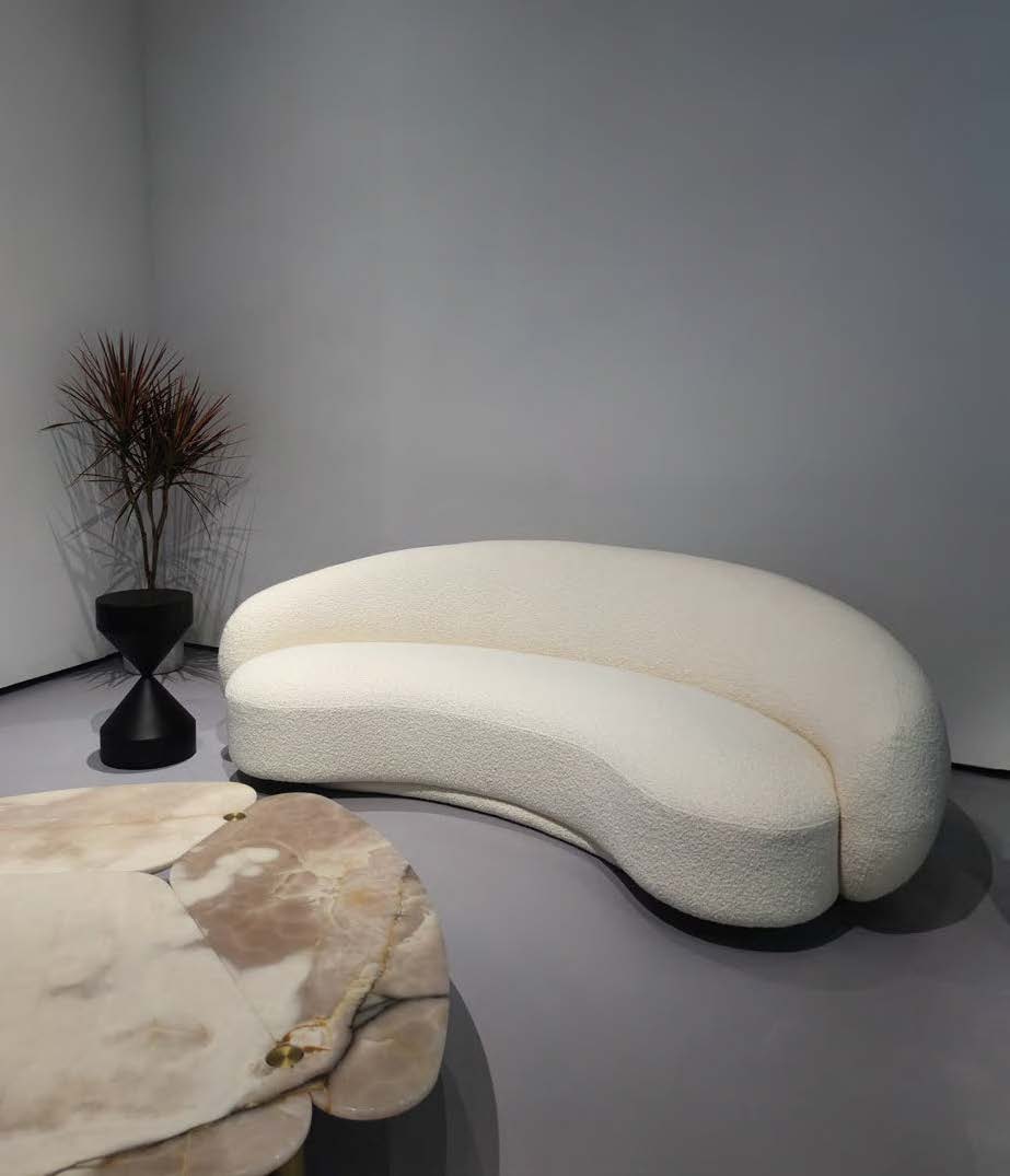TACCHINI Curve Fabric Sofa