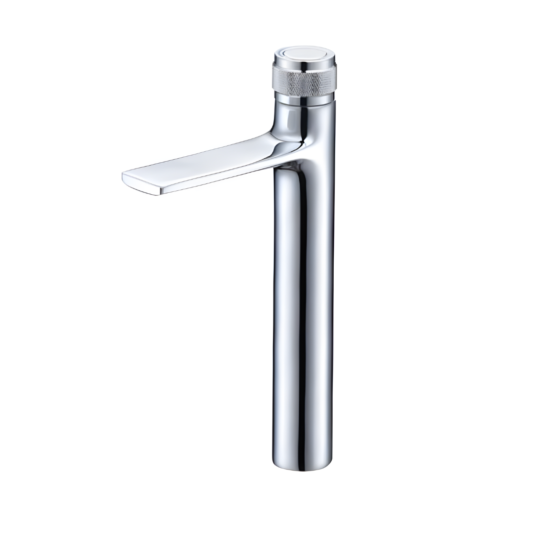 Fyeer Tall Chrome Bathroom Vanity Faucet