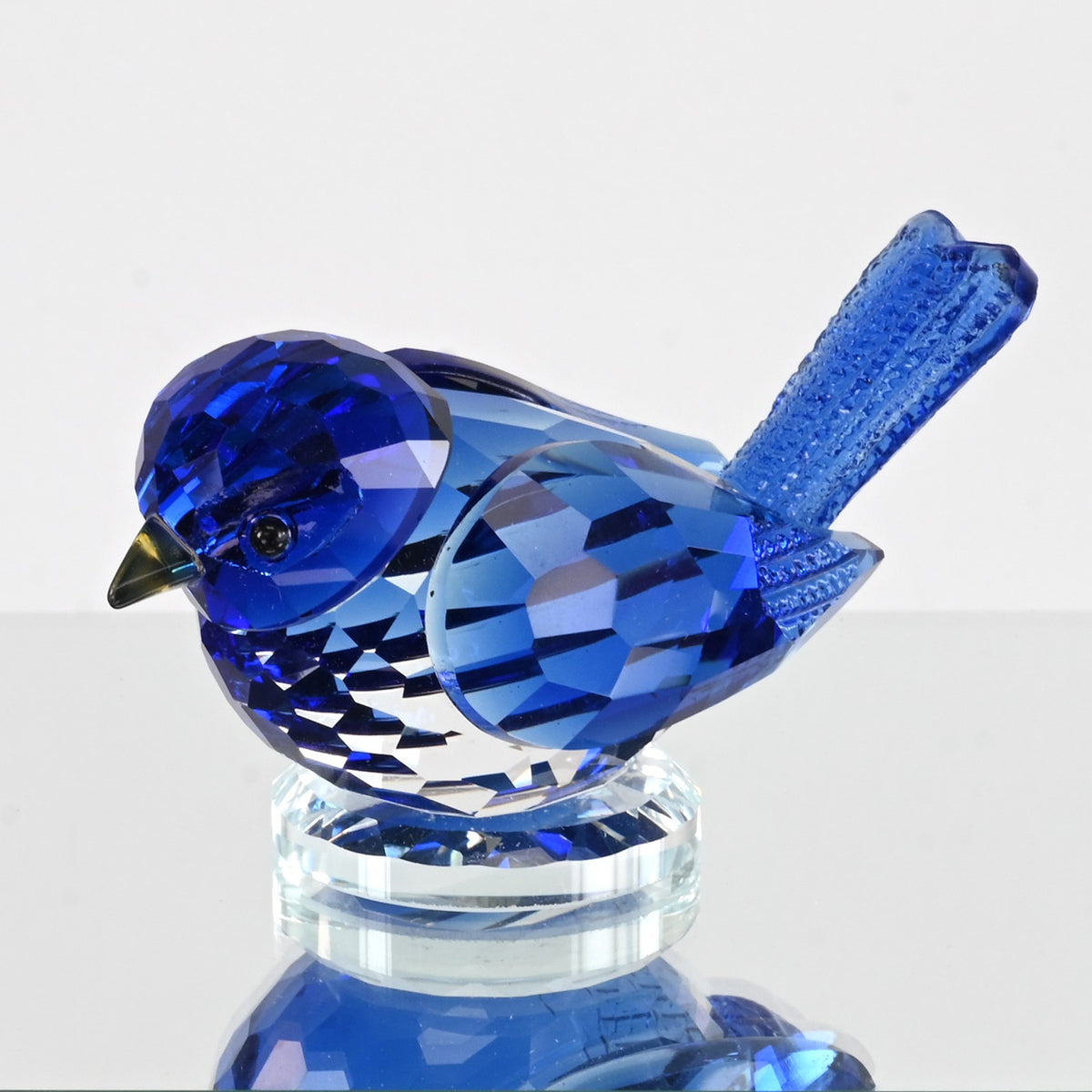 BLUE CRYSTAL BIRD Figurine Decoration