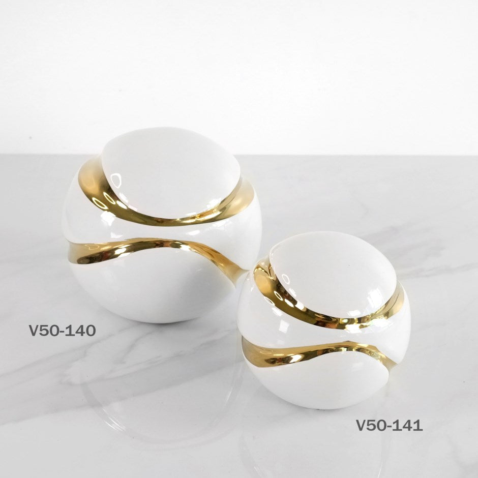 WHITE DECO BALL Figurine