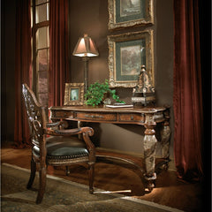 Villa Valencia Pull-up Desk Assm. Arm Chair Classic Chestnut