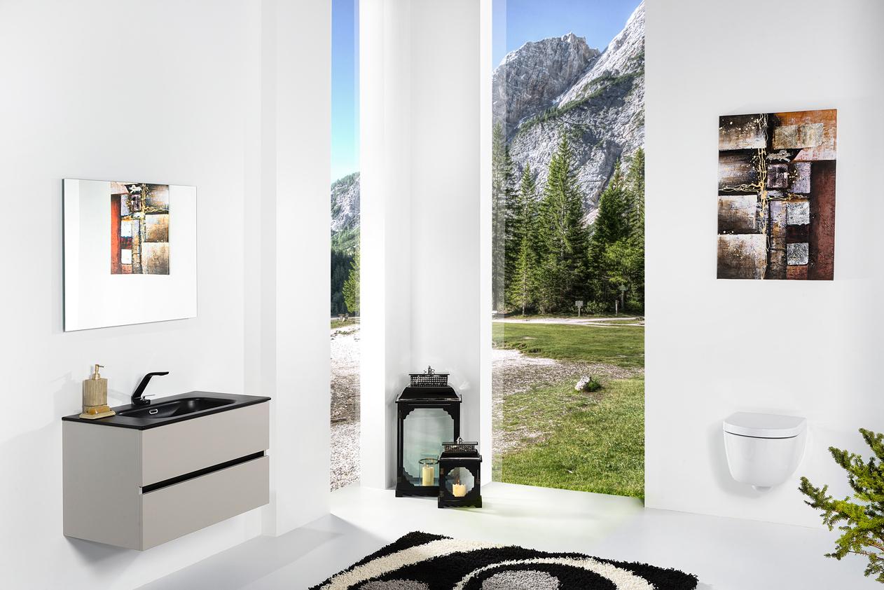 DUO Bathroom Vanity by Armadi Art