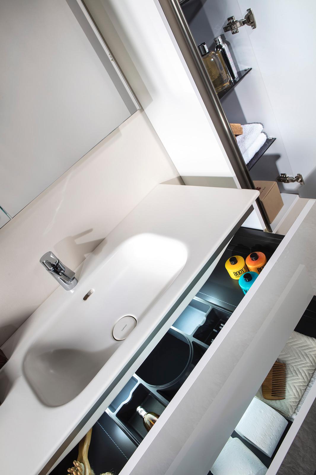 DUO Bathroom Vanity by Armadi Art