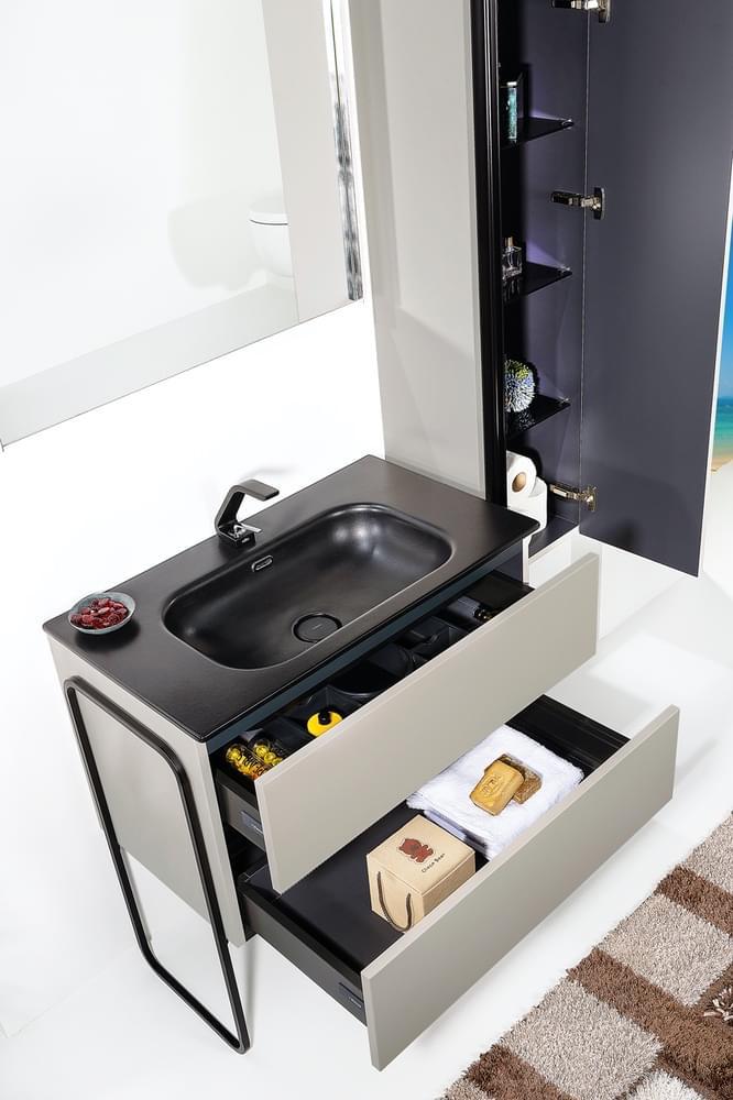 DUO Bathroom Vanity by Armadi Art