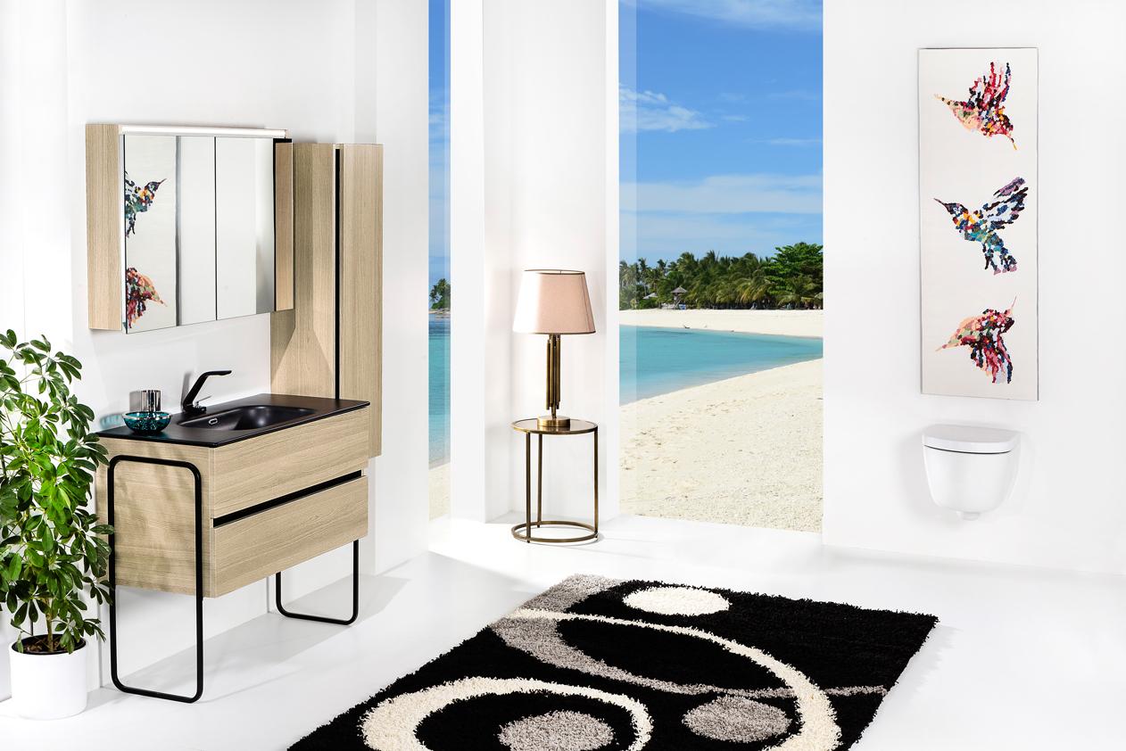 DUO Bathroom Vanity by Armadi Art