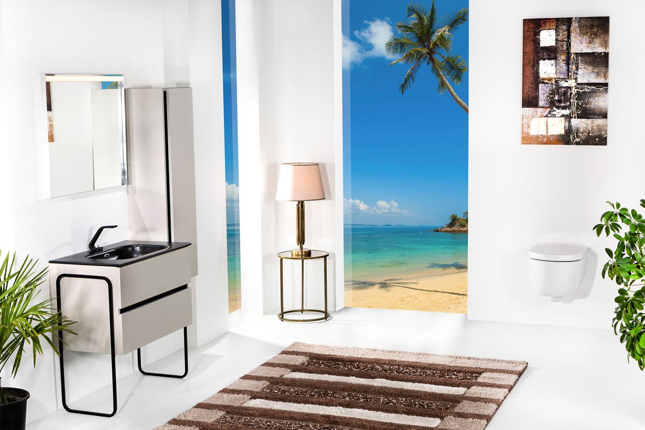 DUO Bathroom Vanity by Armadi Art