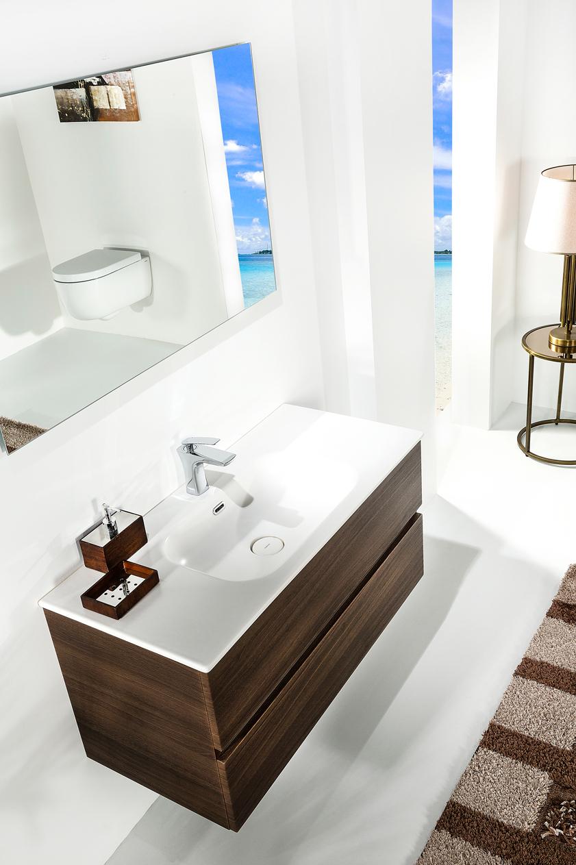 DUO Bathroom Vanity by Armadi Art