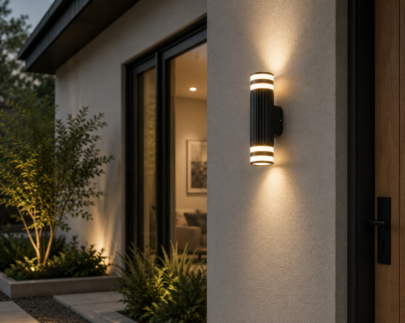 NERO Waterproof LED Modern Indoor/Outdoor Wall Light Sconce