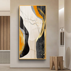 Abstract Crystal Porcelain Framed Print Wall Art - Northern Interiors