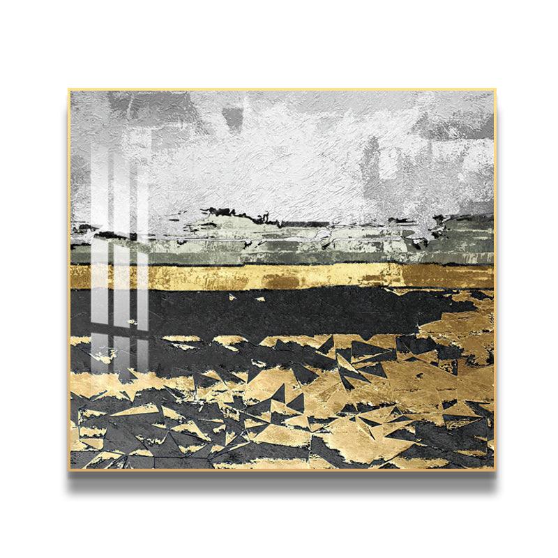 Abstract large Modern Gold Frame Wall Art - Northern Interiors