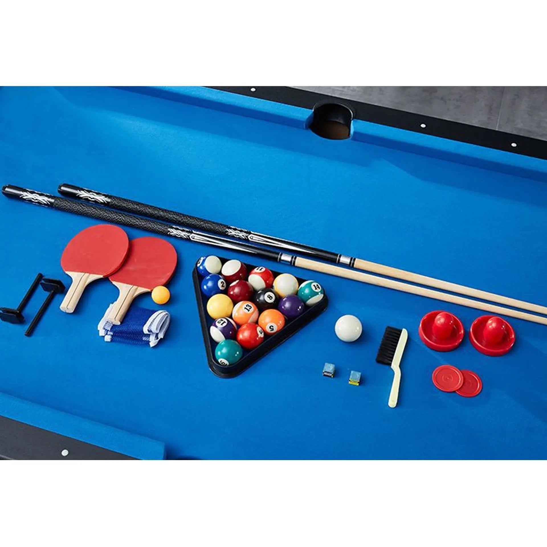 4 in 1 Billiards, Table Tennis, Air Hocky and Dining Table
