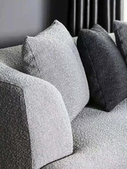 ALASKA Modern Curve Fabric Sectional Sofa - Northern Interiors