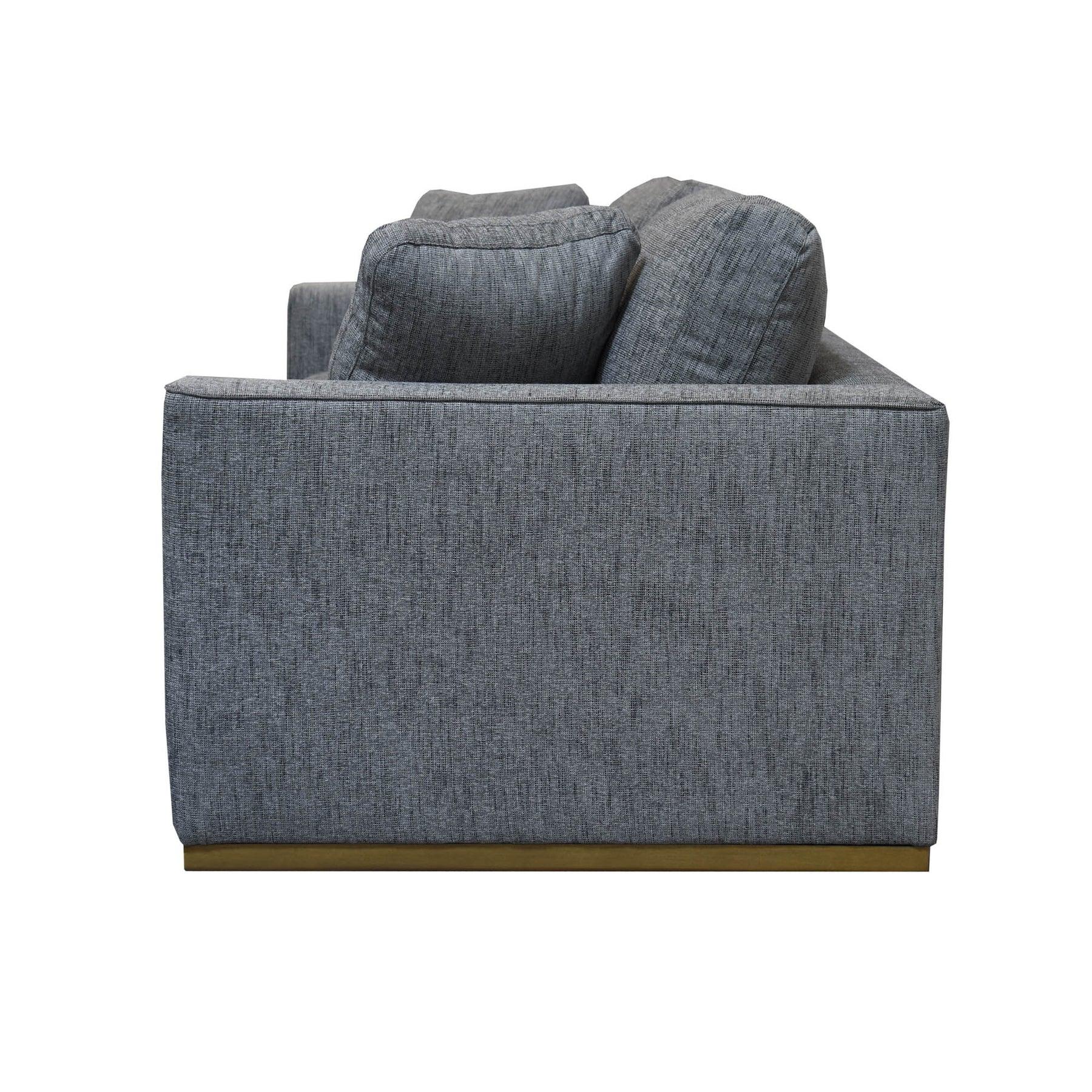 ANDERSON Woven Charcoal Sofa - Northern Interiors