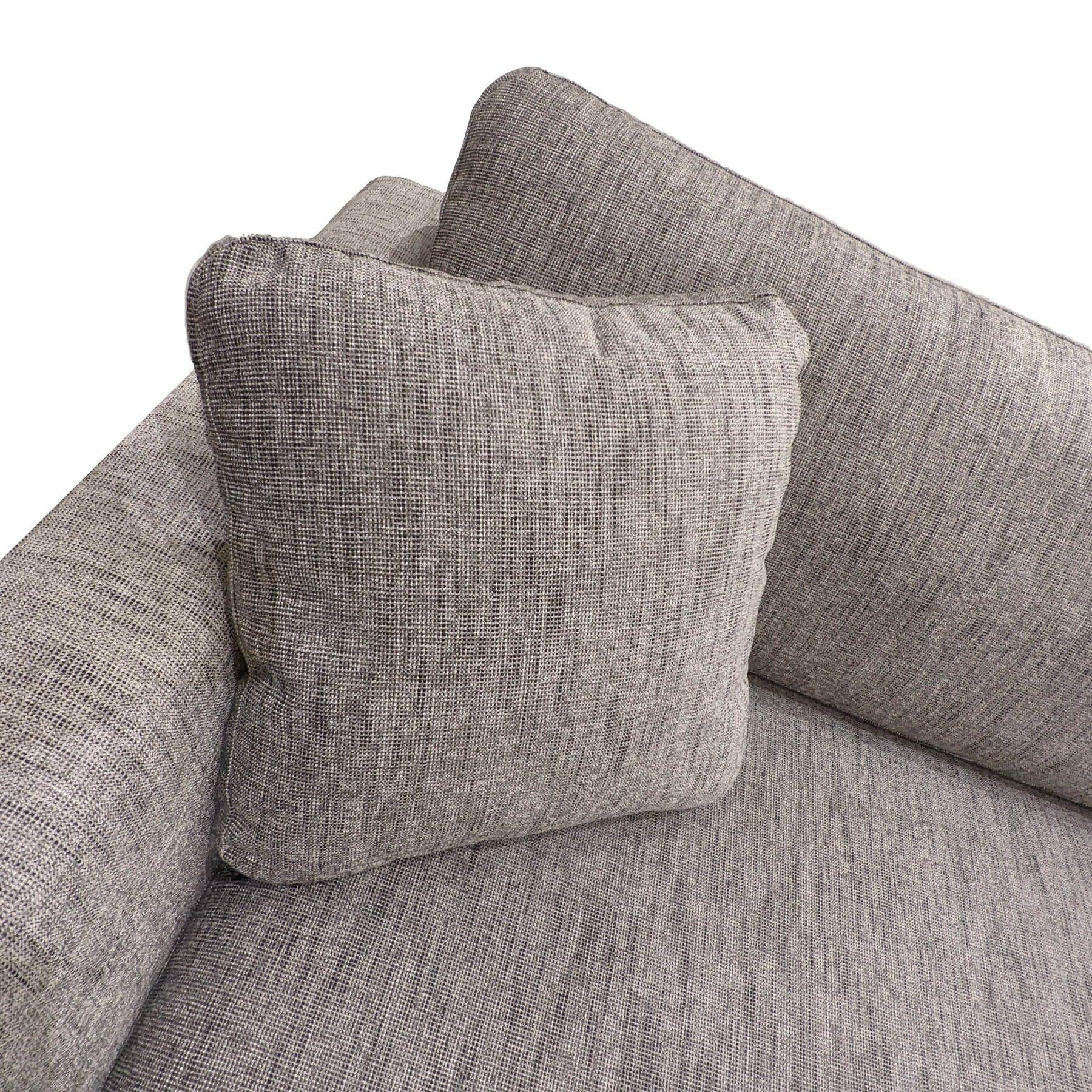 ANDERSON Woven Charcoal Sofa - Northern Interiors
