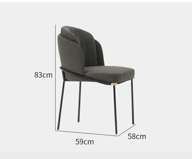 Angelo Modern Fabric Dining Chair - Northern Interiors