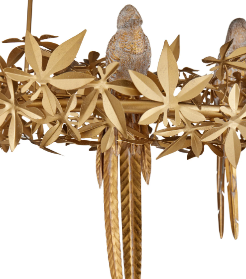 Aviary Gold Ring Chandelier