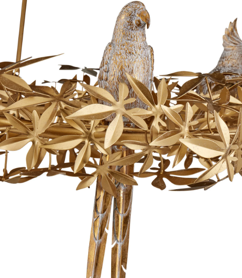 Aviary Gold Ring Chandelier