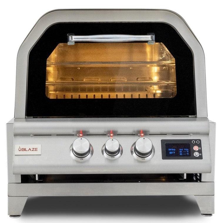 Blaze 26-Inch Propane Gas Outdoor Pizza Oven With Rotisserie - Northern Interiors