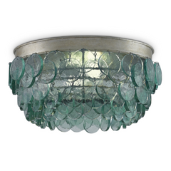 Braithwell Recycled Glass Flush Mount