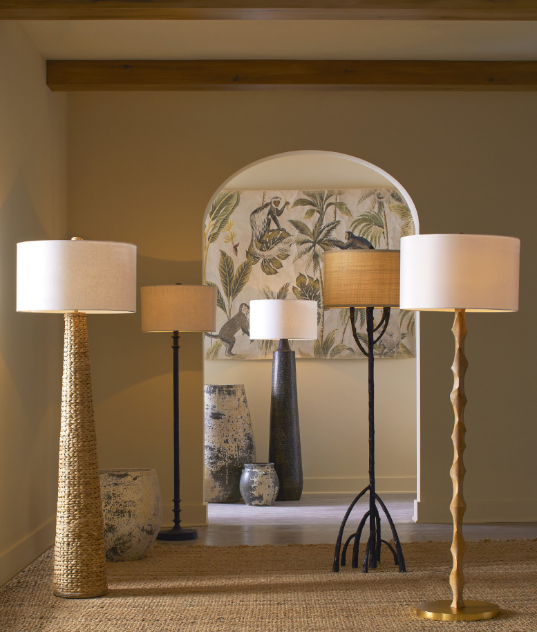 Brigadier Black Floor Lamp