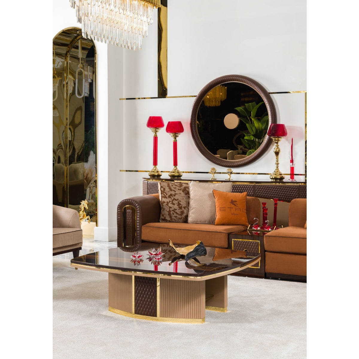 Channel Sofa Set