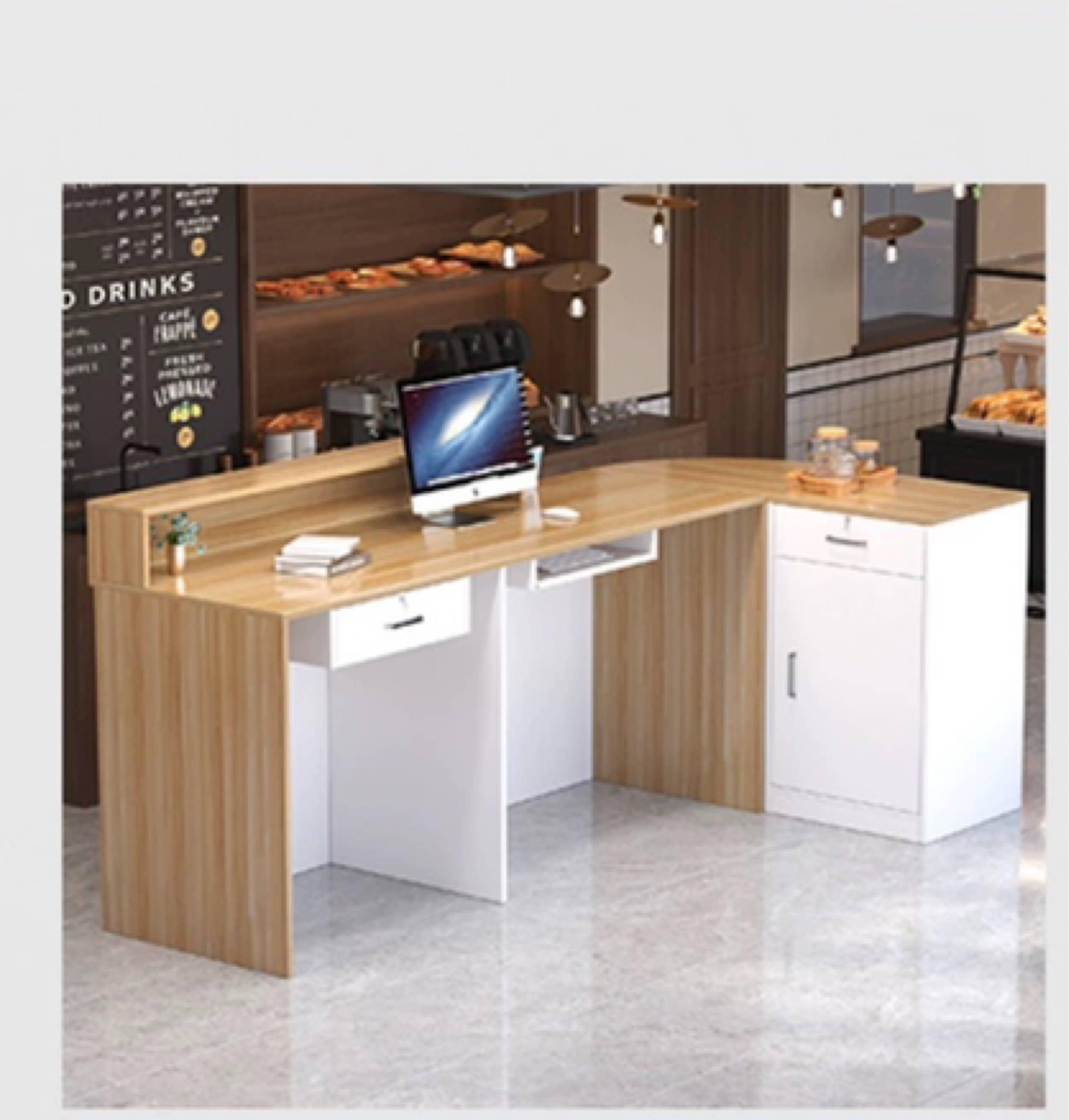 Executive Reception Compact Modern Executive Reception Desk – Northern Interiors - CA