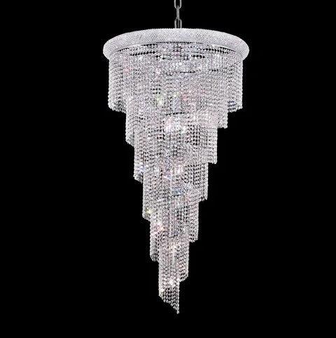 Copy of Classic Crystal Chandelier for high ceilings - Northern Interiors