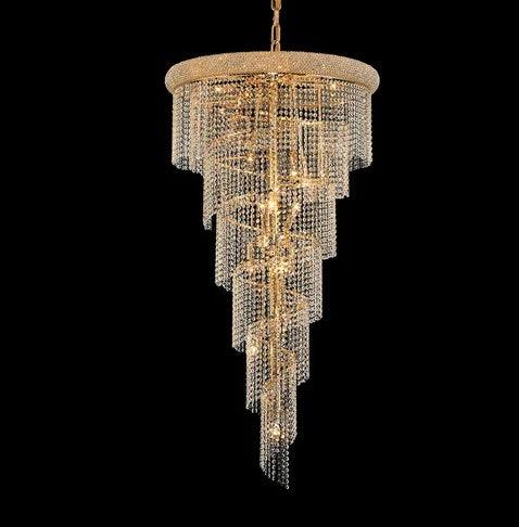 Copy of Classic Crystal Chandelier for high ceilings - Northern Interiors